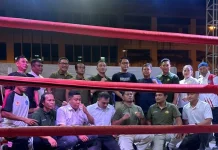 Polsek Wenang Amankan Penutupan Boxing In The Light di Marina Plaza