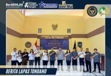 Lapas Tondano dan KPU Minahasa Sinkronkan Data Pemilih Warga Binaan