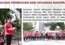 Peringati HARGANAS Ke-33, Pemkab Minahasa Tekankan Pentingnya Keluarga