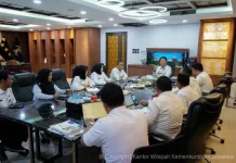 Bertemu Sekjen Kemenkum RI, Hendrik Pagiling Bahas Penguatan Pelaksanaan Tugas