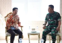 Danlanud Sam Ratulangi Terima Courtesy Call Kepala BPS Provinsi Sulawesi Utara
