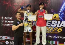 Prajurit Lanud Sam Ratulangi Juara 2 Kejuaraan ISKA Muay Thai