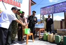 Polres Tomohon Musnahkan Barang Bukti di Momentum Hari Bhayangkara ke-80