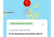 Gempa M 6,2 Guncang Barat Laut Halmahera Barat, BMKG Pastikan Tak Berpotensi Tsunami
