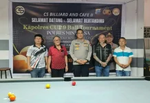 Kapolres Cup 9 Ball Meriahkan Hari Bhayangkara ke-80 di Minahasa