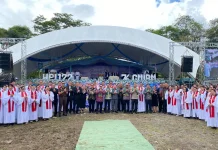Wabup Bolmong Hadiri HUT ke-76 GMIBM dan HPI ke-122