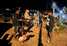 Patroli Malam Polsek Bunaken Perkuat Kamtibmas