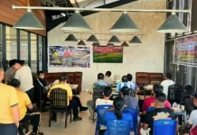 Nobar Piala Dunia, Polres Minsel Pererat Kebersamaan dengan Warga