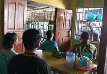 Nobar Piala Dunia 2026, TNI dan Warga di Dimembe Pererat Kebersamaan