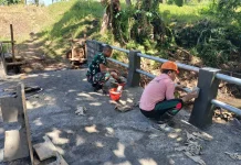 Pembangunan Jembatan Armco di Ratahan Capai 79,90 Persen