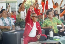Pangdam Merdeka Gelar  Coffee Morning dan Nobar Gembira Bersama Jurnalis