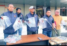 Jatanras Polda Sulut Bongkar Dugaan Lokasi Pembuatan Sajam di Minut