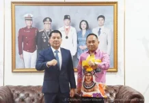 Bertemu Kapolda Sulut, Kakanwil Kemenkum Sulut Bahas Sejumlah Isu Strategis