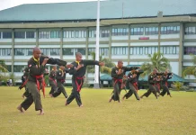 Pangdam  Merdeka Saksikan  Uji Kenaikan Tingkat Sabuk Hitam PSM Prajurit Kodam