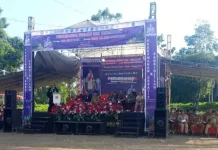 Minut Tuan Rumah Perkemahan Kreatif dan Penginjilan Remaja SAG Sulutteng