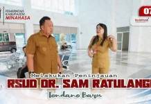 Bupati Minahasa Tinjau RSUD Dr Sam Ratulangi Tondano