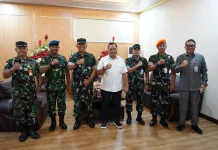 Perkuat Sinergi, Bupati Minahasa Terima Courtesy Call Danlanud Sam Ratulangi