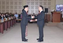 Runtuwene Resmi Jabat Ketua DPRD Tomohon, Senduk Tekankan Penguatan Sinergi