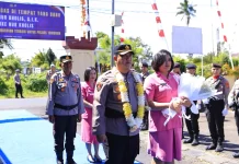 Polres Tomohon Sambut Kapolres Baru AKBP Novrial Alberti Kombo