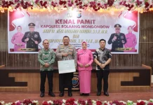 Kenal Pamit Kapolres Bolmong, AKBP Reza Tarigan Resmi Bertugas