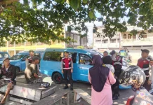 Sasar Sopir Angkutan, Tim Pantera Presisi Titip Pesan Kamtibmas di Terminal Serasi