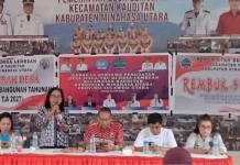 Deklarasi Gerakan Bersama Desa Siaga TBC di Desa Lembean