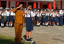 Diawali Upacara Bendera, SMP N 1 Dimembe Gelar MPLS Tahun Ajaran 2026-2027
