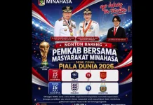 Pemkab Minahasa Gelar Nobar Semifinal Piala Dunia 2026, UMKM Ikut Diberdayakan