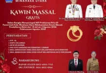 Pemkab Minut Gelar Kawin Massal Gratis Sambut HUT ke-81