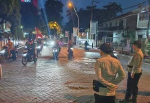 Polsek Wenang Amankan Nobar di Tiga Titik Keramaian