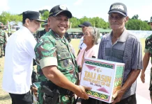 Pangdam Merdeka Hadiri Pembukaan Karya Bakti Skala Besar 2026 di Talaud