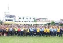 Forkopimda Sulut Gelar Olahraga Bersama di Makodam XIII/Merdeka