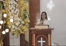 Yelly Soput Hadiri Syukur HUT Ke-60 Jemaat GMIM Syalom Sarani Matani