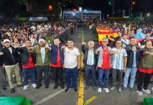 Pangdam XIII/Merdeka dan Forkopimda Sulut Nobar Final Piala Dunia di Megamas