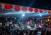 Kodim 1302 Kawal Nobar Final Piala Dunia 2026 di Amurang Aman