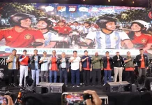 Danlanud Nobar Final Piala Dunia 2026 Bersama Forkopimda dan Masyarakat