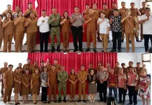 Sertijab Hukum Tua dan Ketua TP PKK Tiga Desa di Tombariri Berlangsung Khidmat