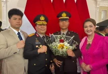 Presiden Prabowo Lantik Brigtar Joshua Langie di Istana Merdeka