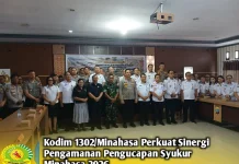 Kodim 1302 Siap Bersinergi Amankan Pengucapan Syukur Minahasa 2026