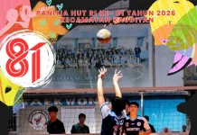 Semarak HUT RI ke 81, Panitia Kecamatan Kauditan Siap Helat Turnamen Volly Ball