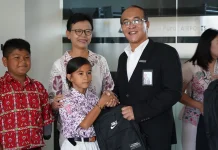 Peringati HAN,  Bandara Sam Ratulangi Manado  Edukasi Keselamatan Bagi Anak SD