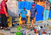 Andrei Angouw Pimpin Aksi Bersih Sungai, Gaungkan Stop Jo Buang Sampah
