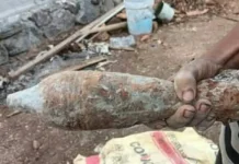 Tim Gegana Satbrimob Polda Sulut Musnahkan Mortir di Manado