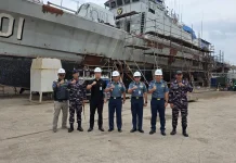 Dankodaeral VIII Tinjau Refurbishment R-41 KRI Pandrong - 801
