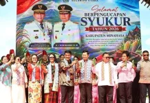 Gubernur dan Wakil Gubernur Sulut Hadiri Pengucapan Syukur di Tondano