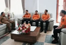 Bupati Robby Dondokambey Terima Kunker Basarnas Sulut