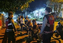 Patroli Malam Polres Minut, Jaga Kamtibmas dan Cegah Karhutla