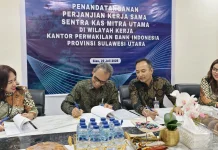 BI Sulut Lakukan PKS Sentra Kas Mitra  Utama dengan Bank Mandiri dan BSG