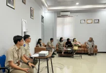 Kawal Pembangunan ZI, Kantah Tomohon Gelar Rapat Monitoring Pengisian LKE WTAB