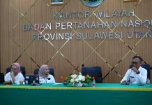 Kasubbag TU Kantah Tomohon Hadiri Agenda Tindak Lanjut Hasil Audit Itje